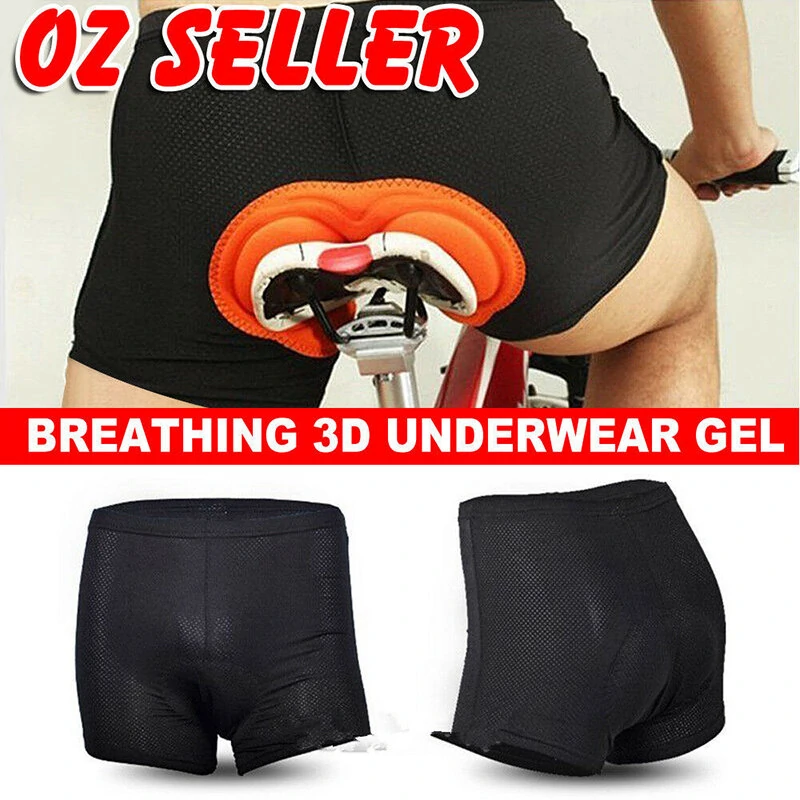 (image for) TENGOO Cycling Shorts Breathable Shockproof Comfortable Underpants Sponge Gel 3D Padded Cycling Pants for Bicycle Motorcycle